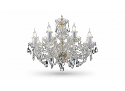 Crown chandelier lamp lamps crystal lights lighting Bohemia light ceiling
