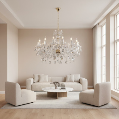 Classic Light Lamp Chandelier Ceiling Lighting Crystal New Bohemia