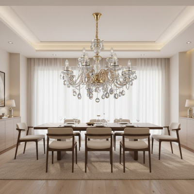 Classic ceiling chandelier light lamp Bohemia lighting crystal new