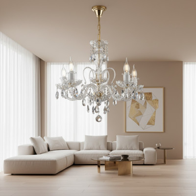Kron Chandeliers Ceiling Lamps Light Fixtures Crystal Lamps Bohemia Lighting