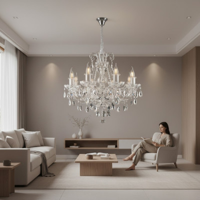 Luxury Crystal Ceiling Lights New Bohemia Handmade Chandelier Lamps