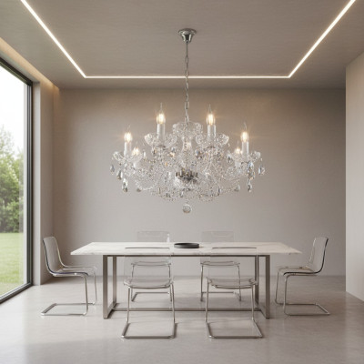 Chandelier Cover Classic Lamp Lighting Crystal New Bohemia