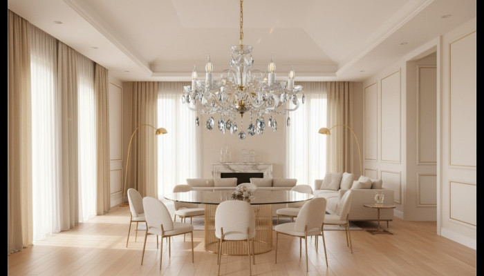 Luster chandelier luxury crystal ceiling lights handicraft new Bohemia lamps