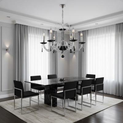 Chandelier Antique Style Light Black Light Ceiling Lamps Lamp New