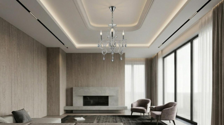 Bohemia Lights Chandelier Luxury Crystal Ceiling Lamps Handmade New