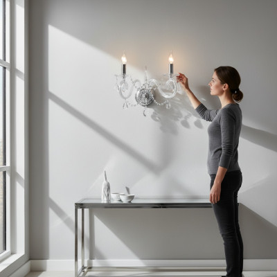 Wall lamp Bohemia Luster wall lamp antique style wall lights new chandelier
