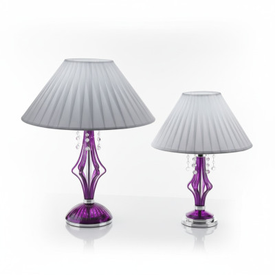 Crystal lamp, office lamp, table elite Bohemia base, bedside, new