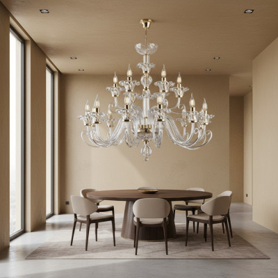 Bohemia Modern Light Ceiling Lights Chandelier Crystal Gold Lamp Chandelier