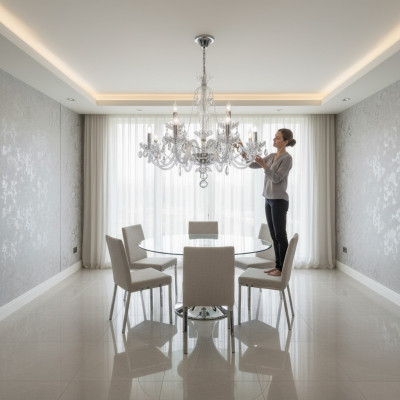 Bohemia light lamp chandelier crystal lamps ceiling light candlestick