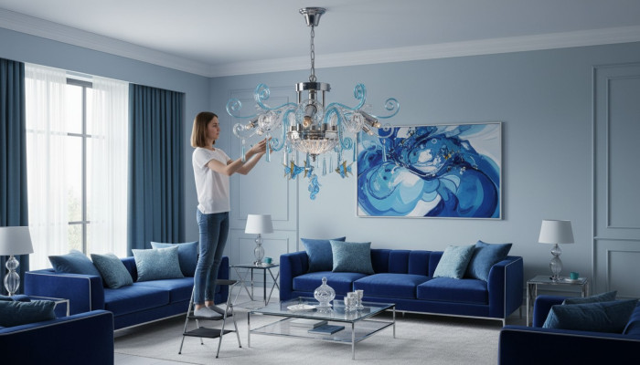 Ceiling pendant light ceiling lamp spot chandelier Bohemia crystal