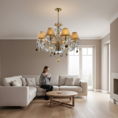 Crystal Chandelier Ceiling Light Pendant Lamp Bohemia Light