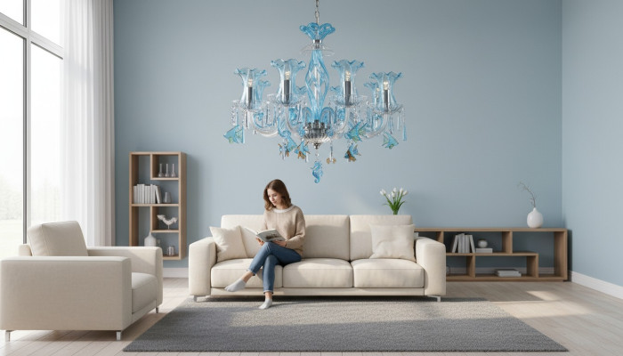 Crystal chandelier pendant lamp light ceiling light Bohemia