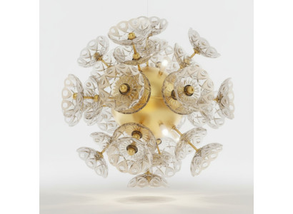 Elite chandelier Bohemia flower ceiling light crown light lighting
