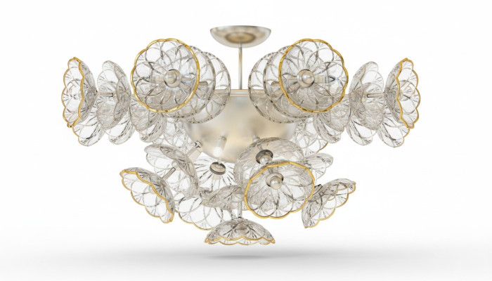 Ceiling lamp hanging pendant light chandelier Elite Bohemia flower new