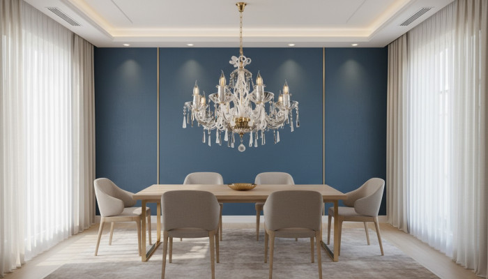Crystal chandelier pendant light ceiling lamp Bohemia