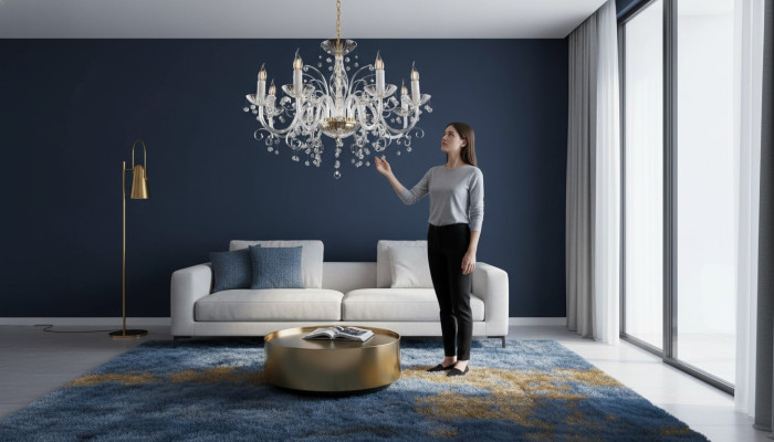 Lamp lights pendant lamps chandelier luminaire ceiling crystal lights Bohemia
