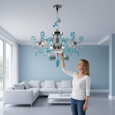 Crystal light fixtures ceiling lamp chandelier Bohemia light