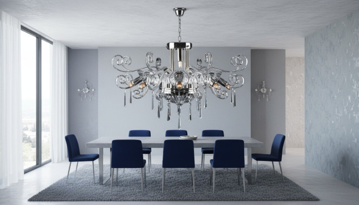 Lamp Luster Crystal Lighting Ceiling Hanging Chandelier Lamps Light Bohemia