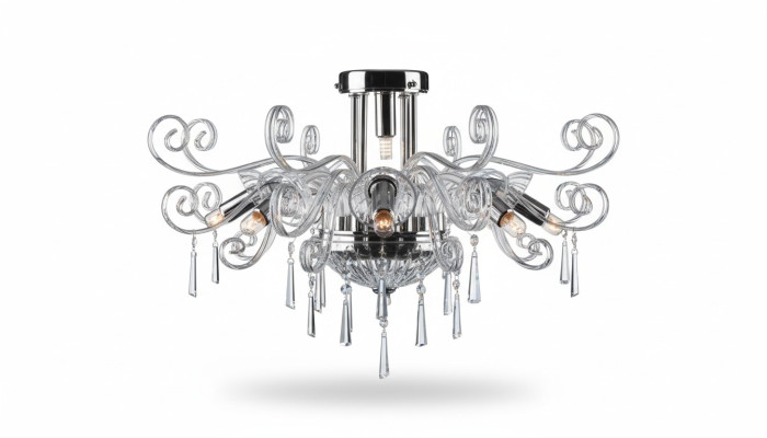 Lamp Luster Crystal Lighting Ceiling Hanging Chandelier Lamps Light Bohemia