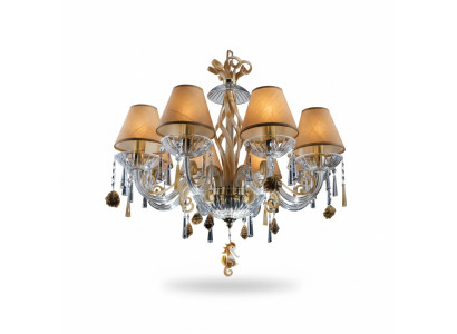 Luster Crystal Chandelier Hanging Light Bohemia Ceiling Lamp