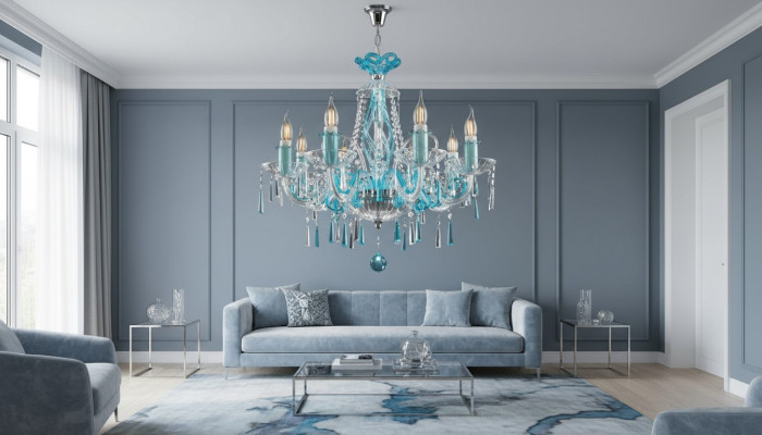 Bohemia chandelier hanging ceiling light crystal lamp lights