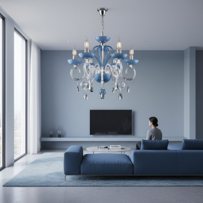 Bohemia chandelier pendant light crystal lamps lights ceiling light