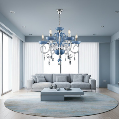 Bohemia chandelier pendant light crystal lamps lights ceiling light