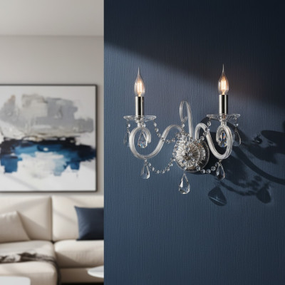Elite Bohemia Wall Light Chandelier Style Wall Lamp Lampenwelt Wall Chandelier New