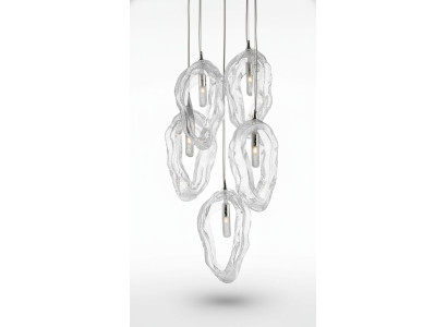 Crystal chandelier ceiling light pendant lamp light Elite Bohemia shells