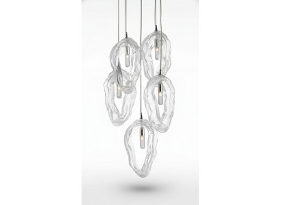 Crystal chandelier ceiling light pendant lamp light Elite Bohemia shells