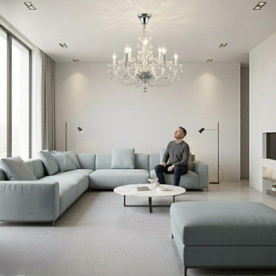 Pendant chandelier lights ceiling lamp Bohemia crystal lights.