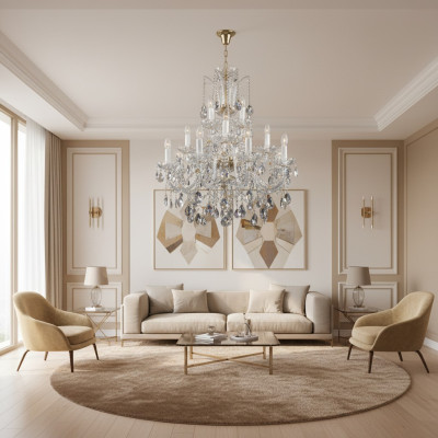 Bohemia chandelier lamp chandelier crystal lamps ceiling light candle holder