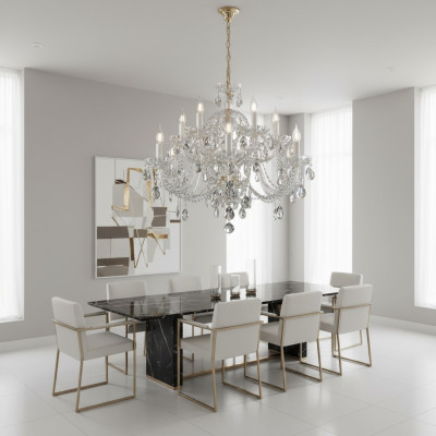 Bohemia Chandelier Crystal Chandelier Lamp Light Ceiling Light Pendant Light