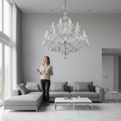 Crystal Lamp Chandelier Hanging Light Bohemia Ceiling Light