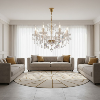Chandelier Crystal Light Ceiling Lamp Bohemia Pendant Lamp Light Fixture