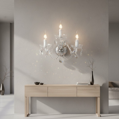Glass Crystal Wall Lamp Chandelier Living Room Lighting Elite Bohemia