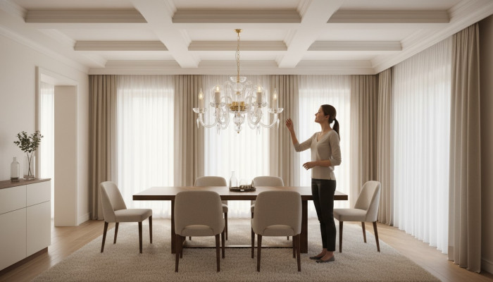 Crystal chandelier Bohemia lamp ceiling light pendant light
