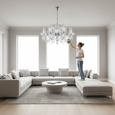 Living dining room chandelier ceiling lamp light lamp crystal lamps
