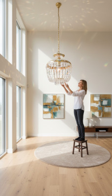 Ceiling Light Crystal Ceiling Lamp Chandelier Lamp Light Elite Bohemia New
