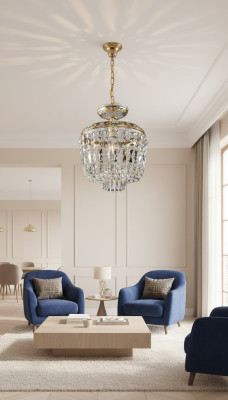 Ceiling Light Crystal Ceiling Lamp Chandelier Lamp Light Elite Bohemia New
