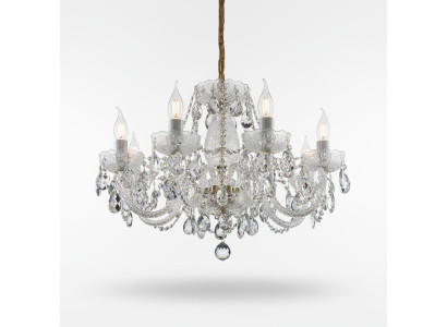 XXL Light 8x Lamp Chandelier Palace Villa Lighting Lamp Crystal Lustre