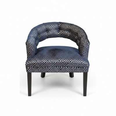 Design Chesterfield Chairs Set Upholstered Textile Chair Hotel Group Set of 4