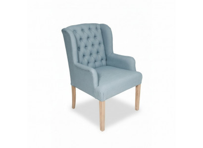Chesterfield Dining Room Set 2x Armchairs Upholstered Chairs