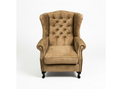 Wingback armchair armchair television chair padded sofa relax 1-seater Chesterfield