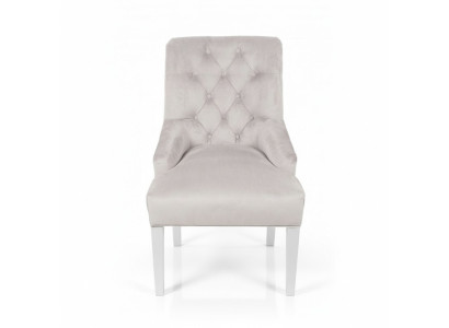 Gray Designer Chesterfield Chairs Upholstered Chair Set Textile Chairs x10 Single-Seater Set