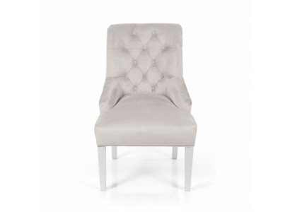 Gray Designer Chesterfield Chairs Upholstered Chair Set Textile Chairs x10 Single-Seater Set