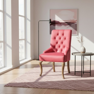 Red Chesterfield designer chair luxury leather chair bar stools upholstered seaters