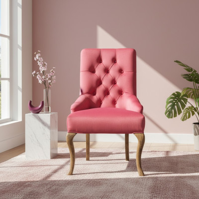 Design Chesterfield Chairs Hotel Set Chair Textile Upholstery Group 2xSet