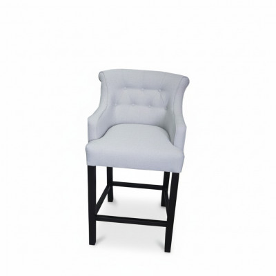 Designer x4 Gray Chesterfield Barstools Designer Chair Set Upholstered Armchairs