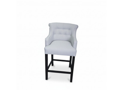 Designer x4 Gray Chesterfield Barstools Designer Chair Set Upholstered Armchairs